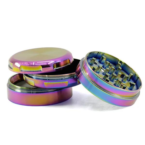 4-слойный диаметр 63 мм цинковый сплав Ice-blue Tobacco Herb Grinder Chicha Шиша кальянная трубка