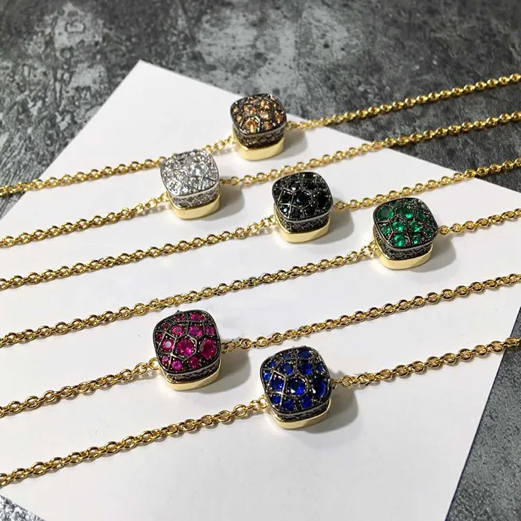 TYME новый высококачественный цветной камень женский браслет из нержавеющей стали