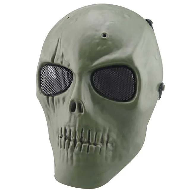 Армейский Череп Скелет страйкбол полное лицо игры защиты безопасной маски