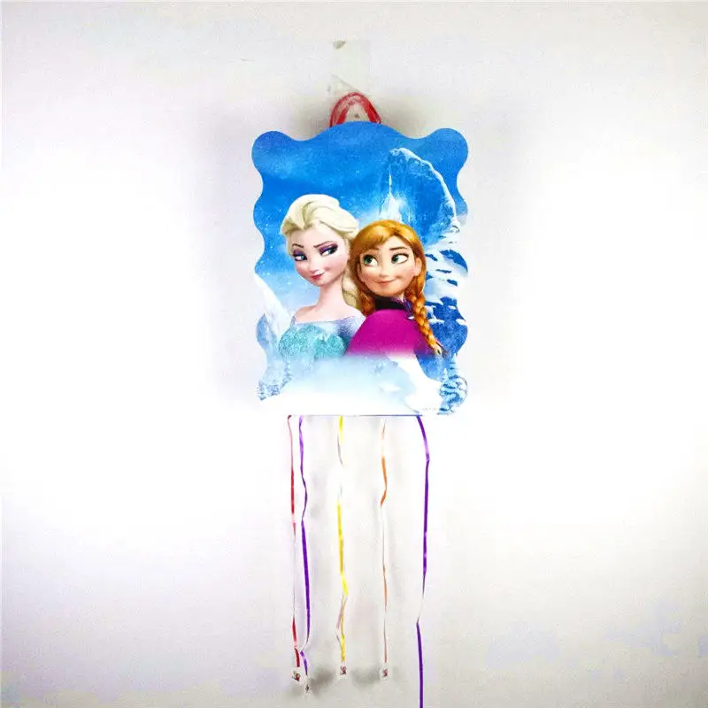 Мятно-зеленый Pinata 27*49 мальчик дети на тему Пикачу счастливый день рождения вечерние принадлежности играть Вечерние игры бинго бумажная Складная пиньята - Цвет: Мятно-зеленый