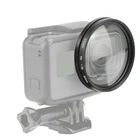 52 мм Лупа аксессуары 10 раз 10X Макросъемка крупным планом фильтр объектива для Gopro Hero 7 6 5 черная Экшн-камера