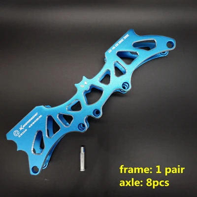 blue frame Рамка для роликов 243 мм летучая мышь рамка 4x80 мм 3x110 мм 2 в 1 - Цвет: blue frame