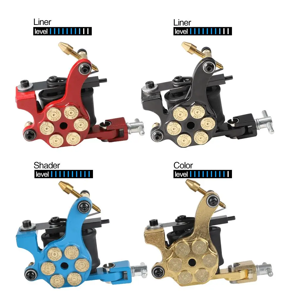 Татуировка клеймо роторный Полный Набор татуировок 4 Pro Пулеметы 54 Чернила