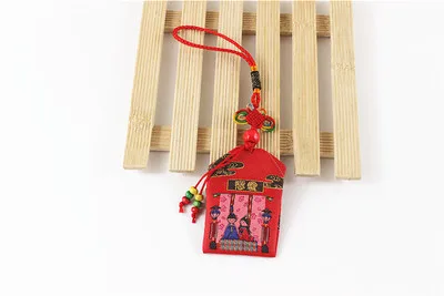 nice marriage 1 шт. Omamori Фортуна безопасность богатых хороший свадебный телефон кулон Бодхидхарма ключница семья ребенок подарок - Цвет: nice marriage