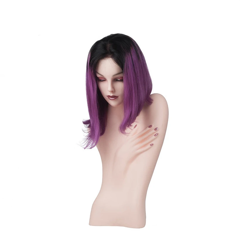 66 см высота женский манекен головы дисплей парики шапки кепки наушники Женский