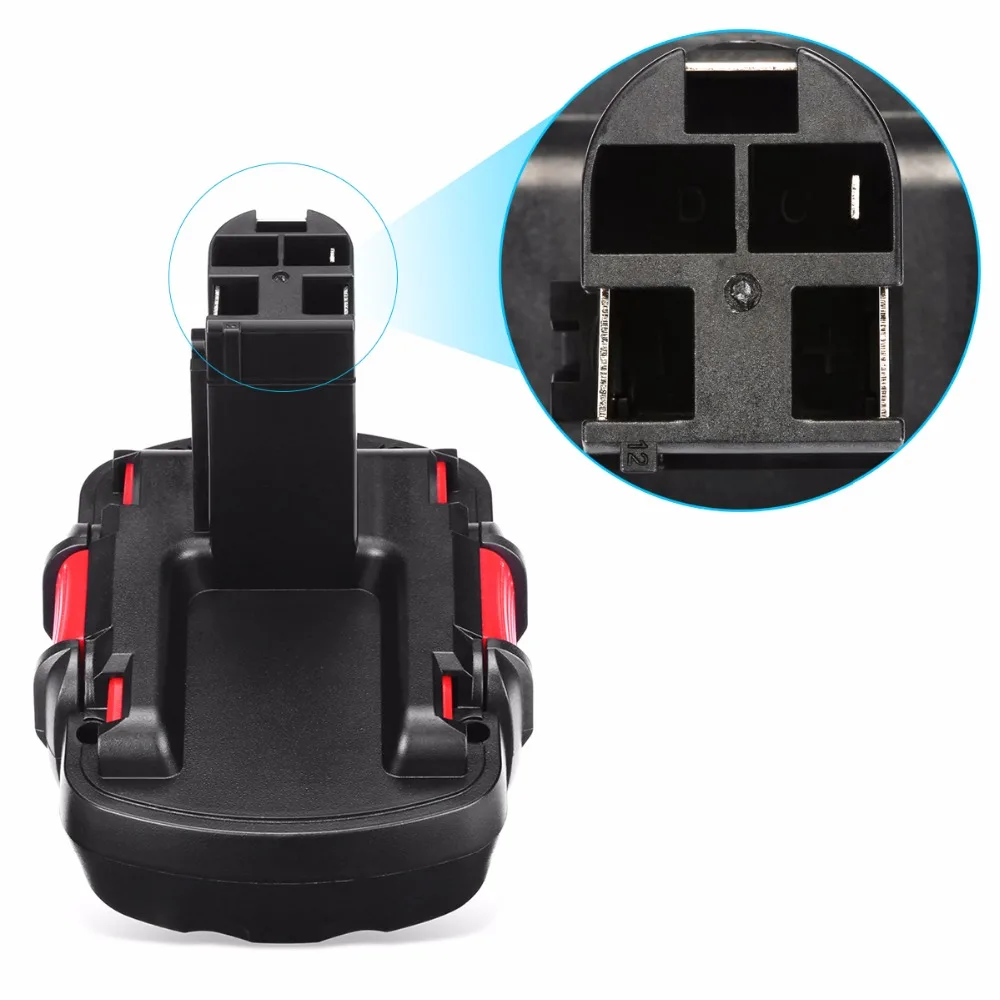 FLOUREON 12V 3000mAh Ni-MH Аккумуляторная батарея для Bosch GSB 18 VE-2 GDS 18 V-HT GSR 18 VE-2 PSB 18VE PSR 18VE