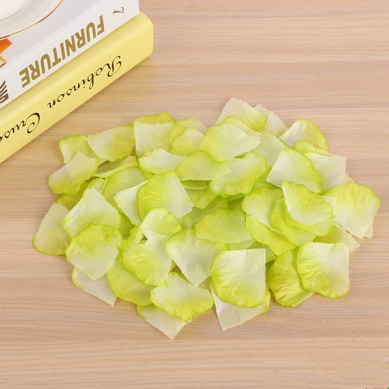 1500 шт./лот Свадебные аксессуары Искусственные лепестки цветы розы Лепестки