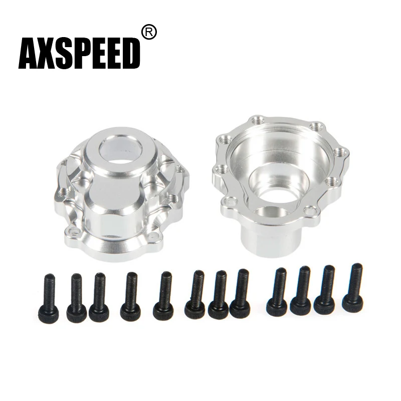 1 пара серебристого чехла для ступицы переднего/заднего колеса алюминиевый чехол