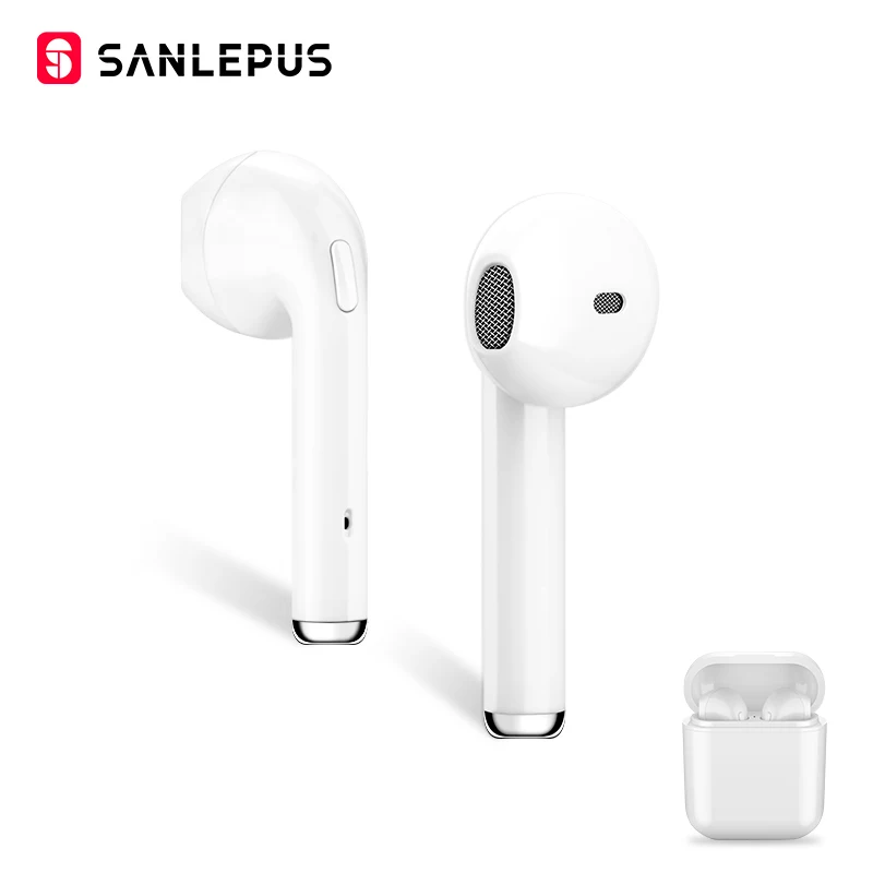 SANLEPUS i10 TWS 5,0, беспроводные Bluetooth наушники, стерео наушники-вкладыши, мини гарнитура, обновление для всех смартфонов