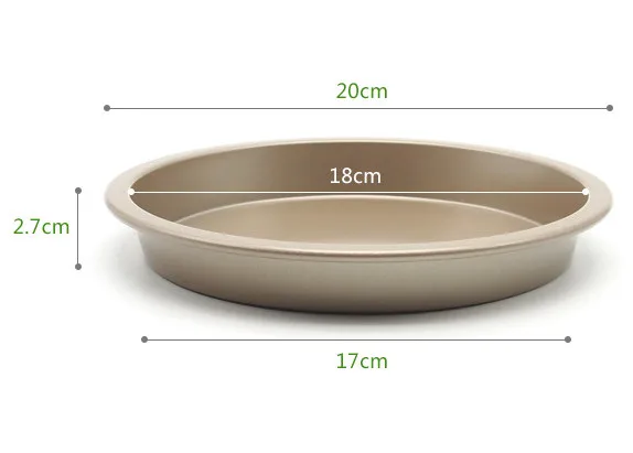 Круглый противень для пиццы выпечки свадебного торта пирога хлеба булочек форма