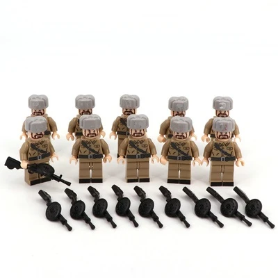 Советские пехотные солдатики спецназ полиция военное оружие аксессуары Playmobil Город Мини фигурки части оригинальные блоки модель игрушки