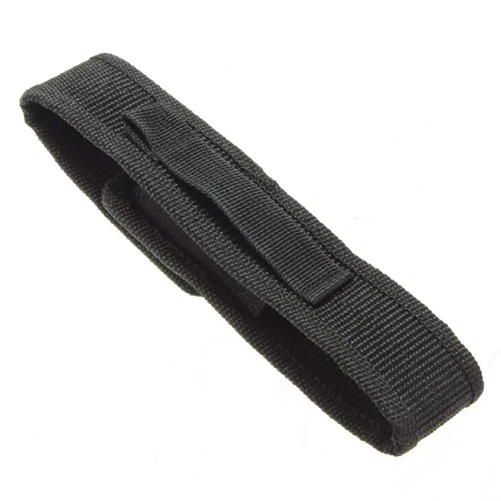 1 шт. прочная нейлоновая оплетка продлевает вспышка светильник чехол-кобура с