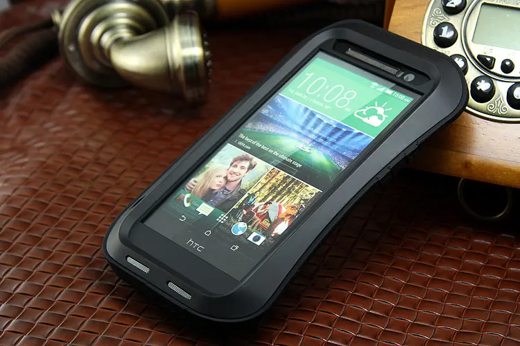 M8 водонепроницаемый чехол Love mei для htc One M8 чехол водостойкий алюминиевый чехол для htc M8 мощный противоударный чехол