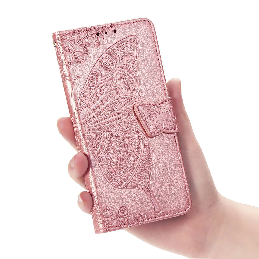 For Samsung Galaxy J2 Core J4 2018 Plus Cases Cover Leather Flip Shockproof for J6 wallet flowers |