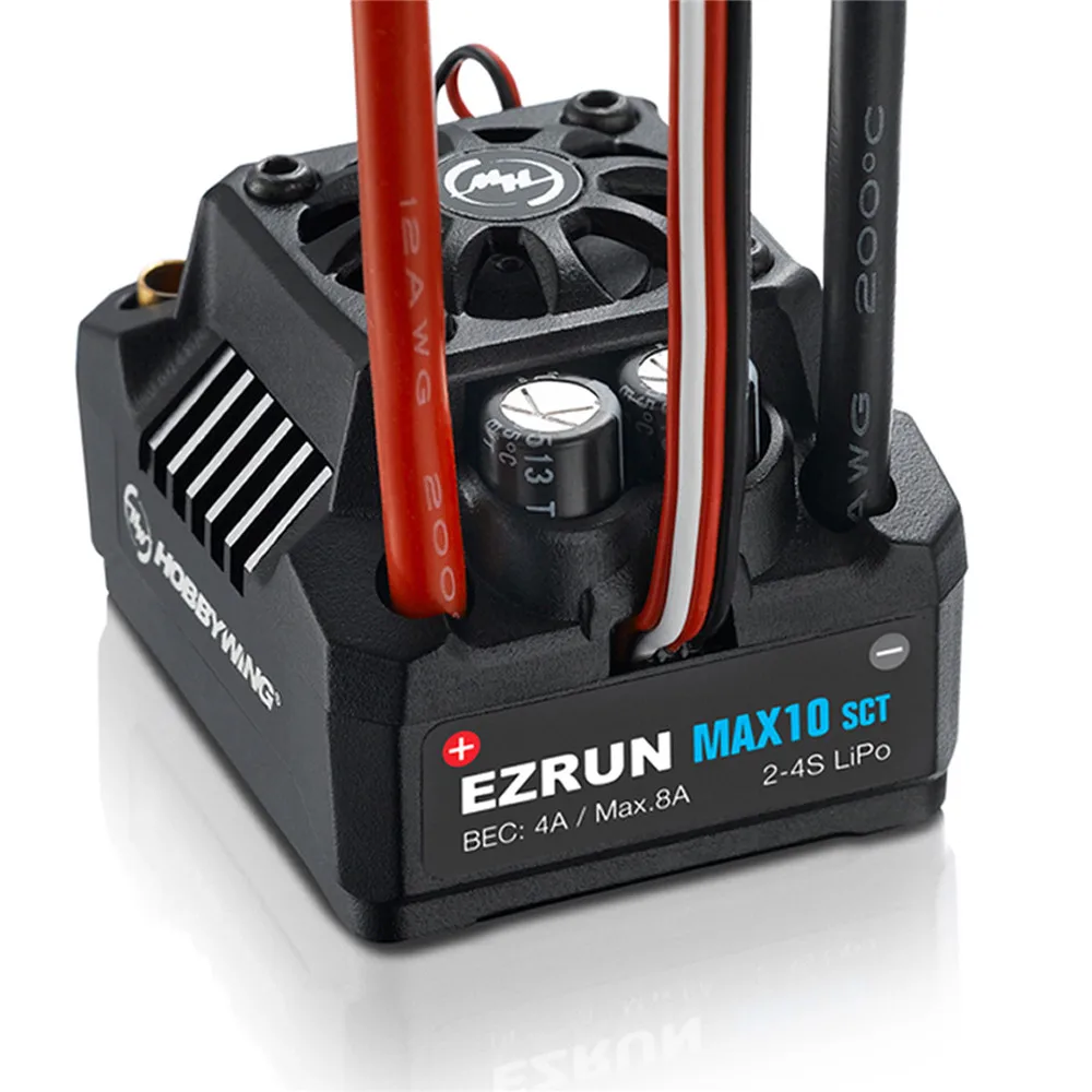 Alta Qualidade MAX10-SCT 120A Hobbywing EZRUN бесщеточный ESC para 1/10 Rc автомобиль грузовик контроль Remoto |