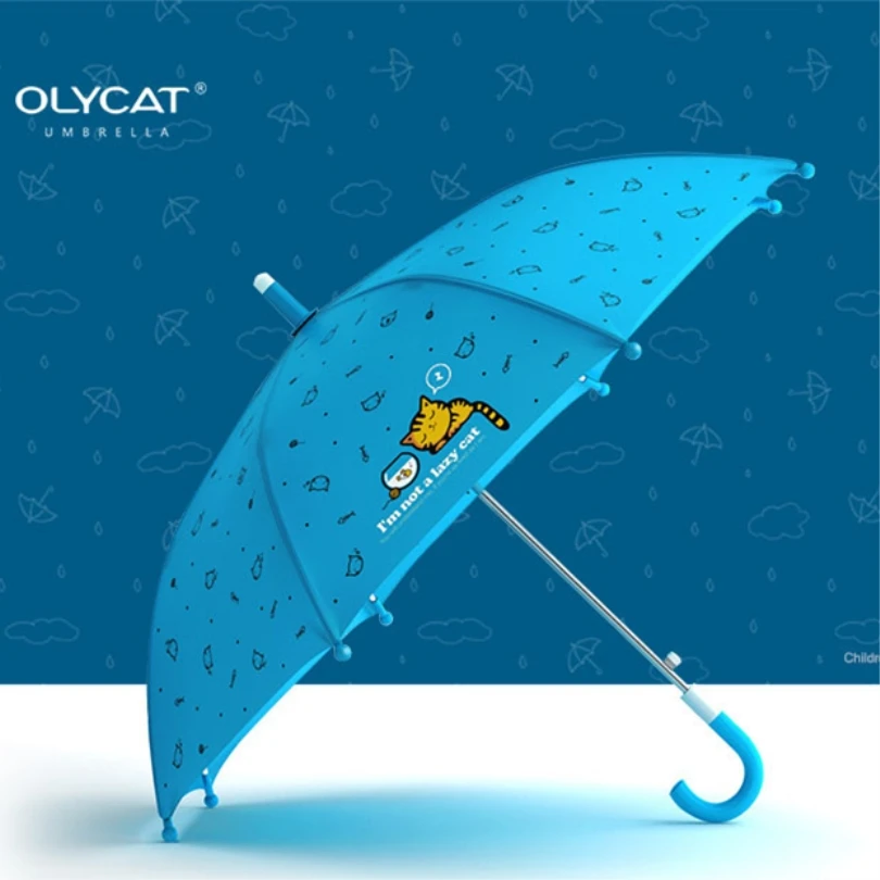 Милый длинный зонтик OLYCAT с героями мультфильмов детский в стиле аниме для