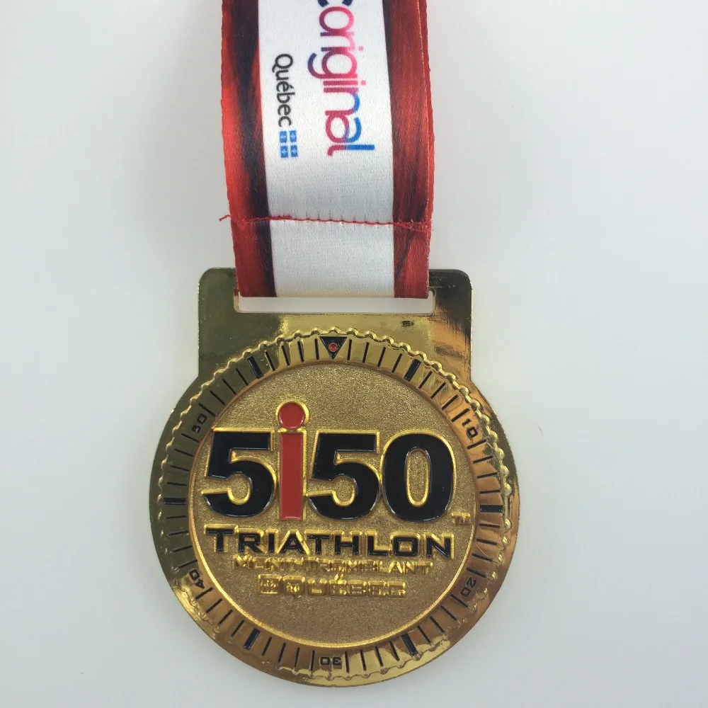 sports medal in gold/silver/bronze plating 2.5 inches diameter attached with stock lanyard --300pcs | Дом и сад