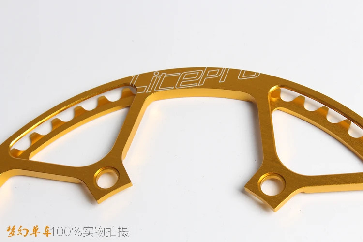 Складывающийся BMX маленький велосипед BCD130 с круглой пластиной, однодисковый редуктор 45 47 53 56 58 T, коленчатая цепь
