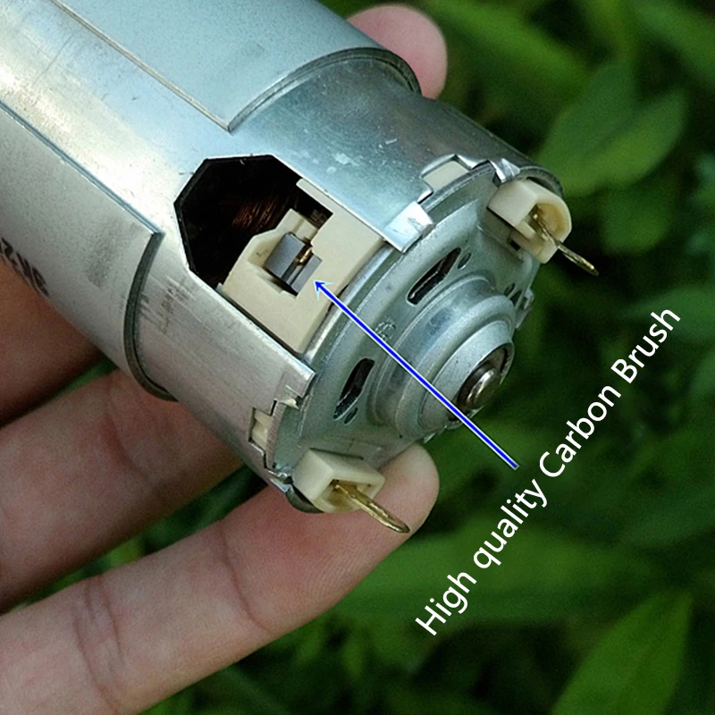 Высокое качество большой крутящий момент компенсация углеродной щетки 24 В