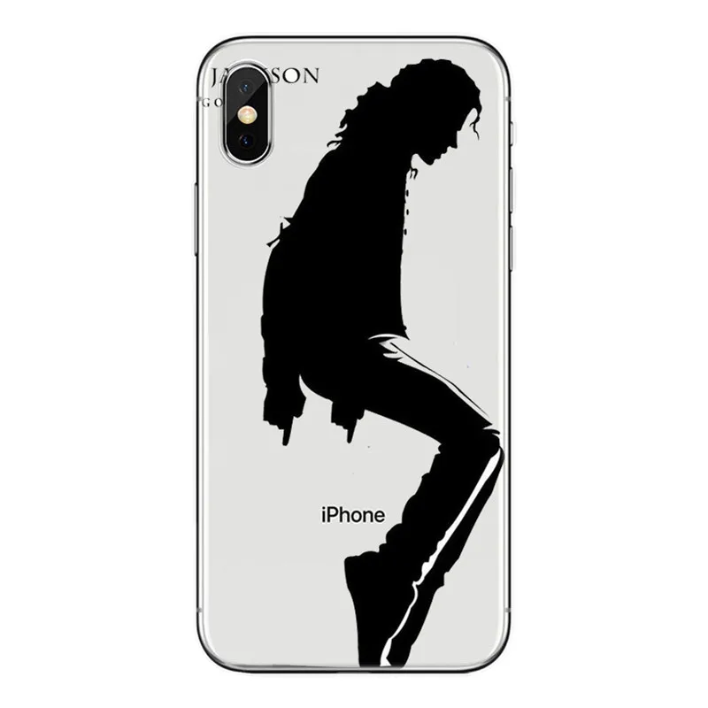 Чехол для телефона Cantor King of Pop MJ Майкл Джексон мягкий чехол из ТПУ iPhone 4 5 6 7 Plus 8