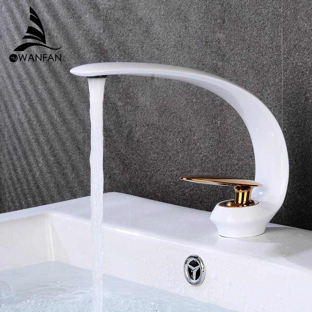 Смеситель для раковины Современный Ванная комната кран латунный умывальника с