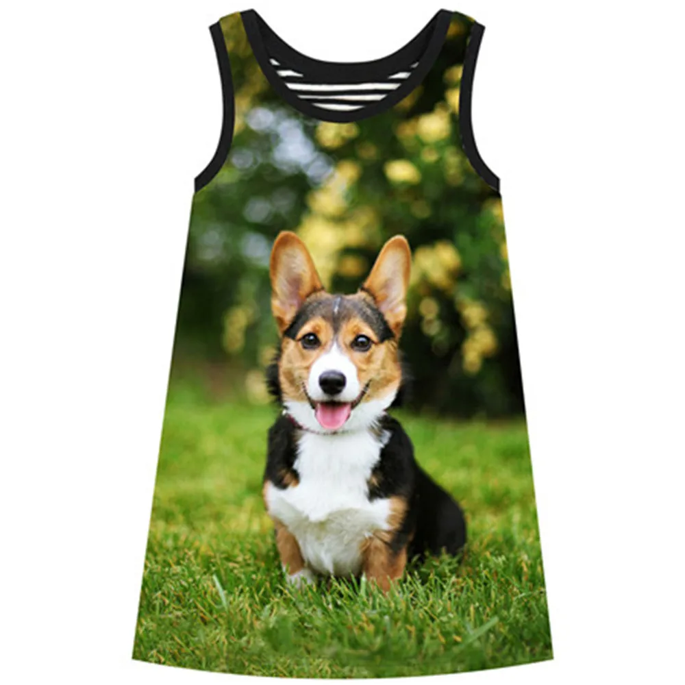 Платье для девочек Новая детская одежда дизайнерская брендовая принцессы