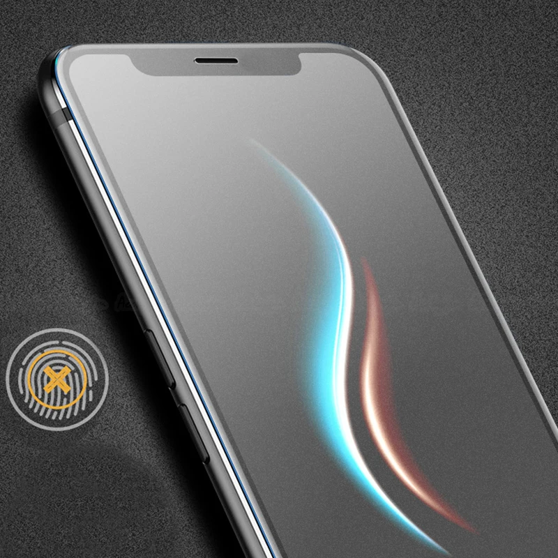 UVR 100 шт для iPhone XS Max XR матовое закалённое стекло защитная пленка для экрана для Apple iPhone X 5s SE 5C 6 6 S 7 8 Plus