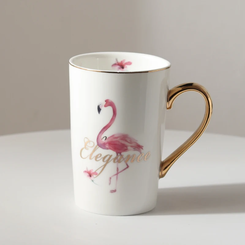 B NEWYEARNEW Фламинго один аксессуар или набор для ванной Tumblers стаканчик для зубной щетки спринцовка любовник Купер Валентина Свадебный подарок - Color: B