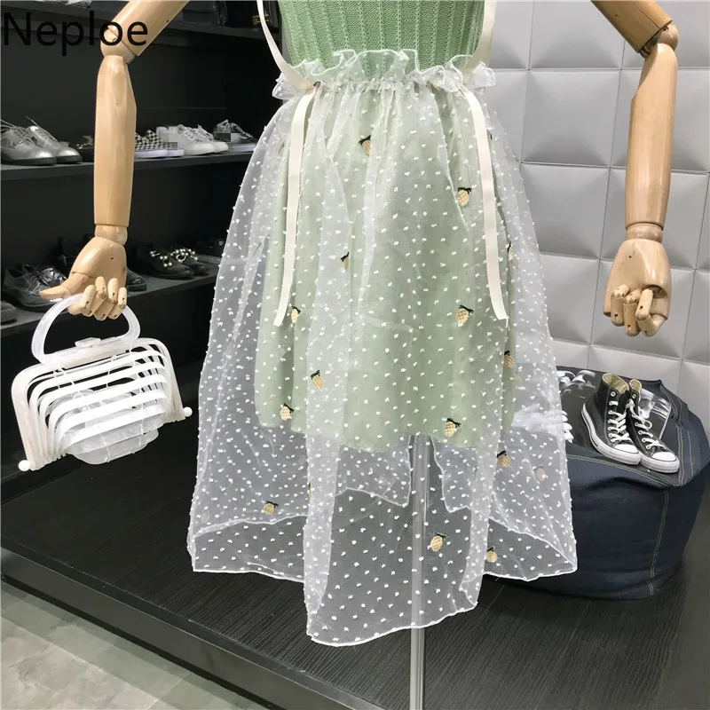 Neploe 2 предмета наряды для женщин Трикотажная майка без рукавов с круглым вырезом +