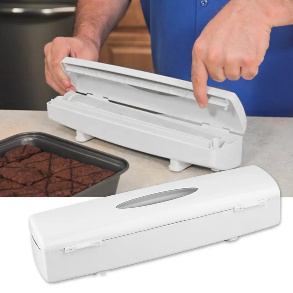 Новый пищевой пластик пищевая пленка Диспенсер консервант резак кухонный