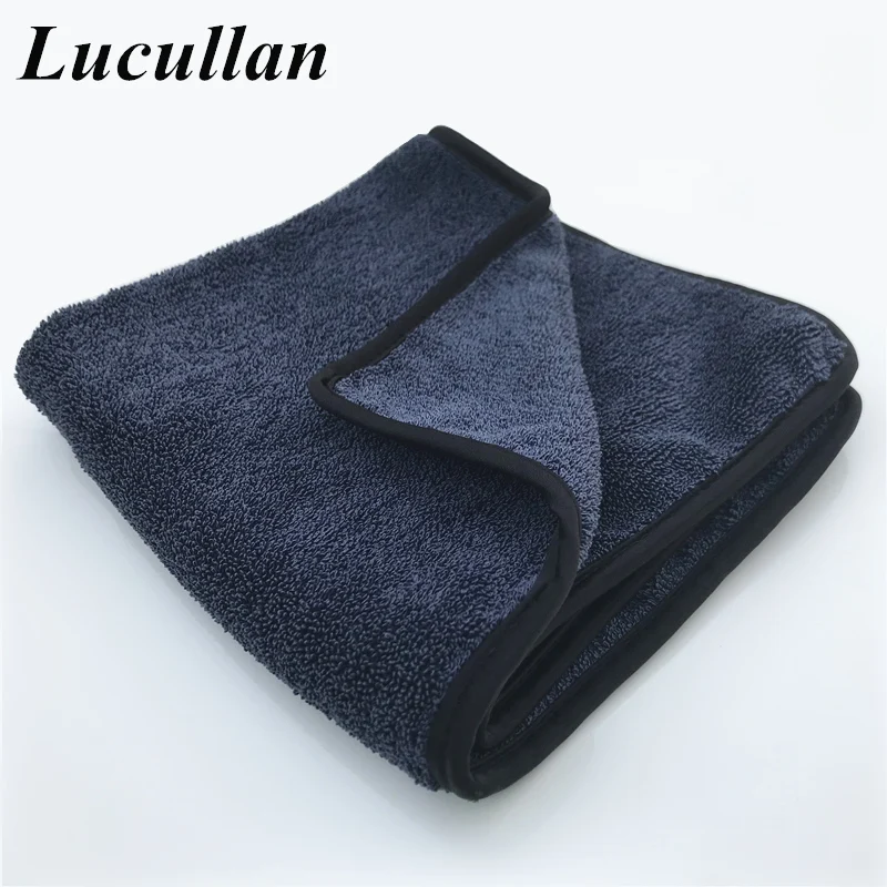 Lucullan Сделано в Корее двухстороннее полотенце с шелковым краем 70/30 смесь