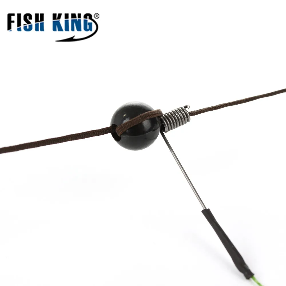 FISH KING 1 шт. длина 62 см два крючка клетка приманка медная ловушка держатель корзины-кормушки свинцовые грузила рыболовные снасти для кормушки карпа