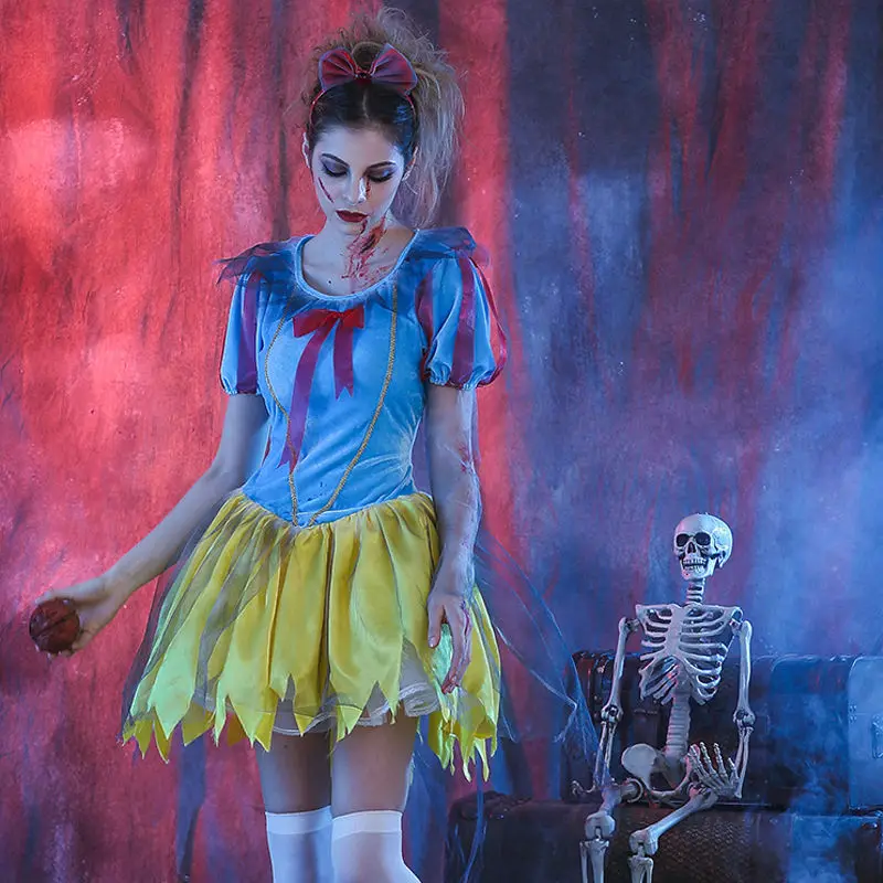 Новая мода Хэллоуин Вечеринка призрак невесты для женщин косплей Хэллоуина