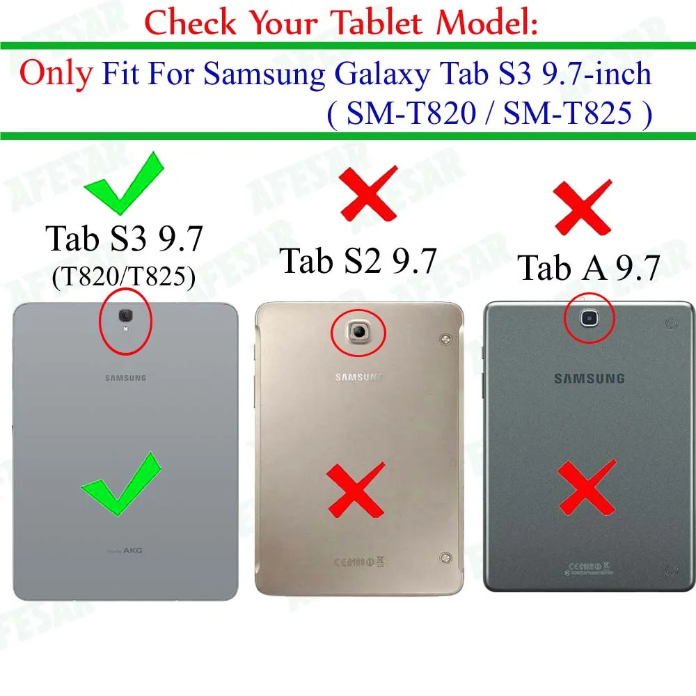 afesar for tab s3 9 7 sm t820 t825 smart cover case slim light flip folio cover stand shell case for samsung galaxy tab s3 9 7 free global shipping