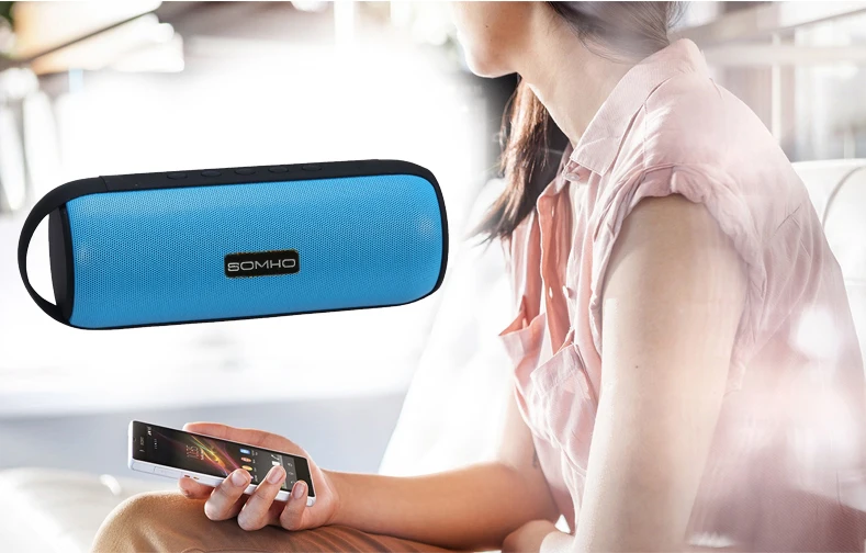 SOMHO S327 Bluetooth водонепроницаемый динамик беспроводной динамик портативный Громкая связь мини динамик mp3 радио