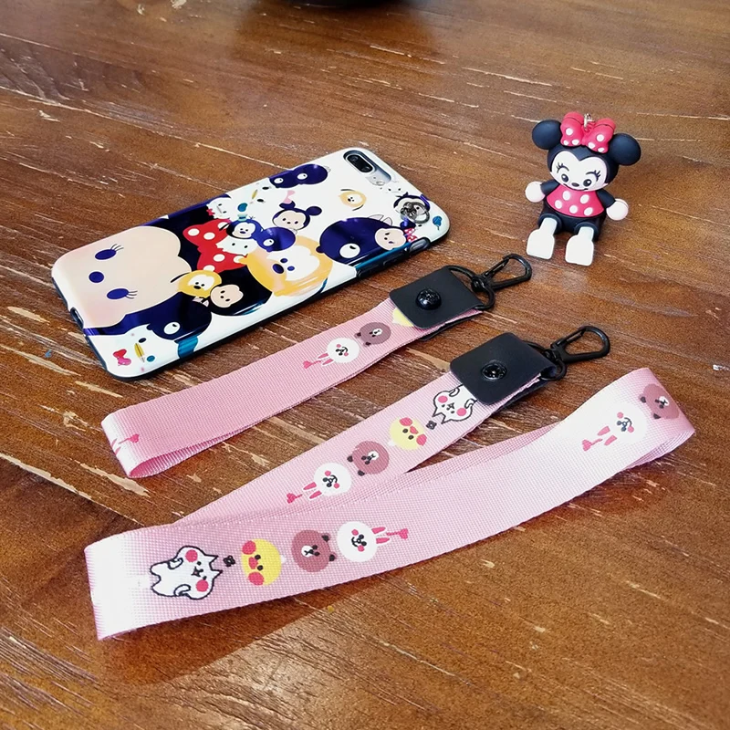 For iPhone XS case 5.8 inch blue light mouse cover for X 8 6 6s plus animal 7 + 3D holder +2 strap |