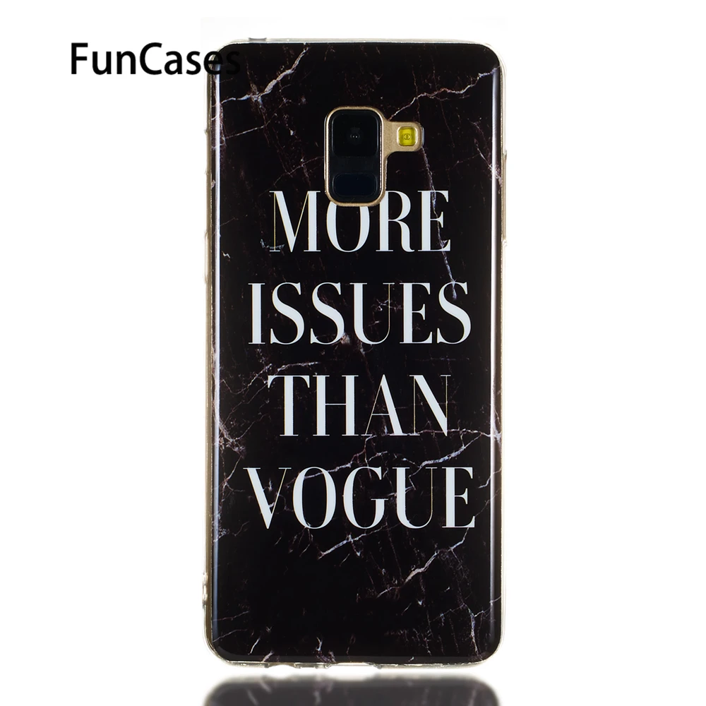 Чехол для телефона из мягкого ТПУ с рисунком чехол s etui samsung A8 2018 Fundas облегающий