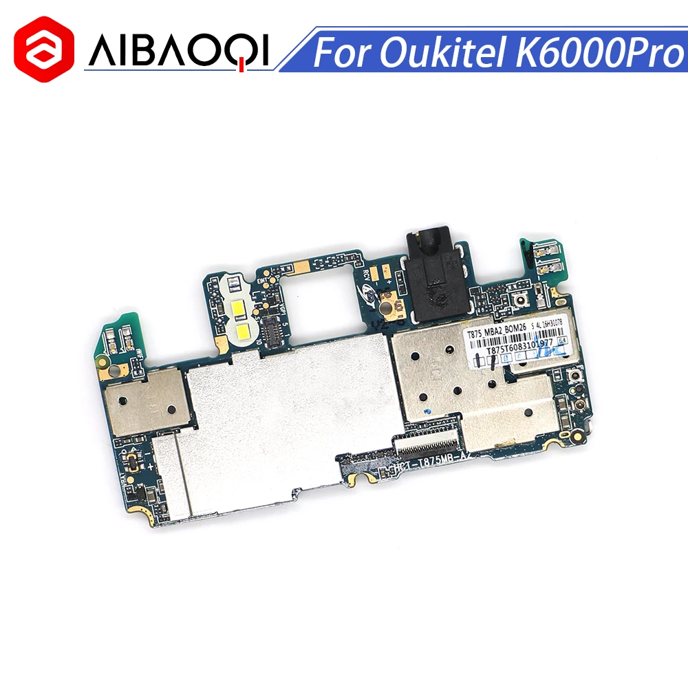 AiBaoQi новая оригинальная материнская плата + 32 Гб ПЗУ с гибким кабелем для Oukitel K6000