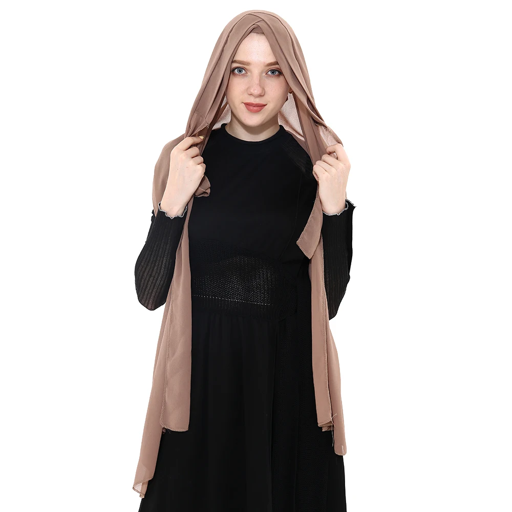 Мусульманский хиджаб малайзийский турецкий стиль модный мусульманский 2019 |