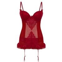 new year christmas women underwear set lingerie set lace mesh red and black luxury underwear bra female intimates 30d 40b