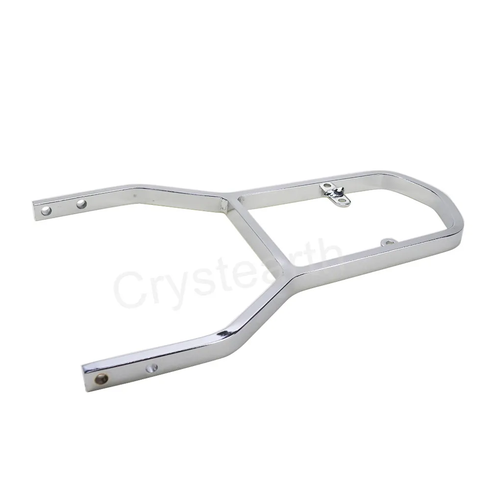 

Motorcycle Passenger Rear Backrest Sissy Bar With Luggage Rack Pad Kit For Yamaha Vstar V-Star V Star 650 400 Classic 1998-2014