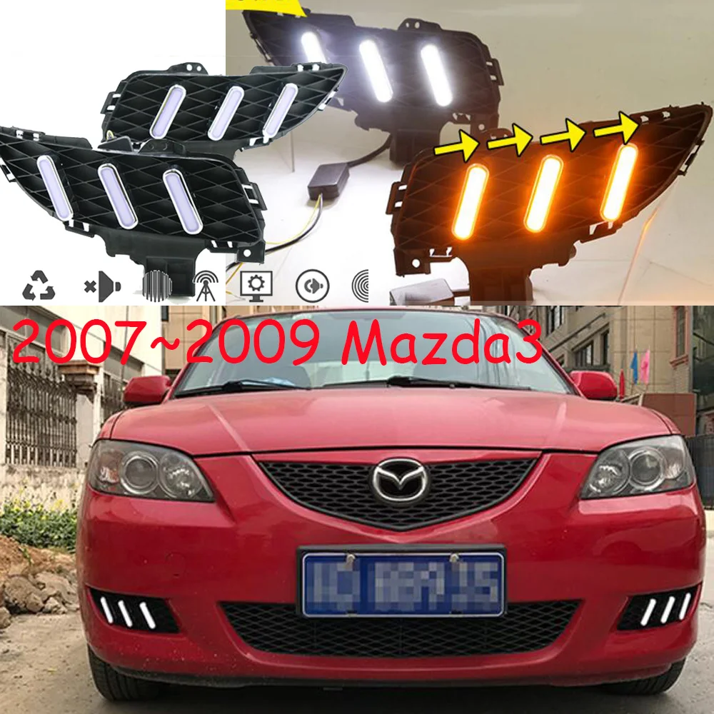 Дневсветильник ры для mazda 3 MAZDA3 автомобильные аксессуары противотуманные фары axela