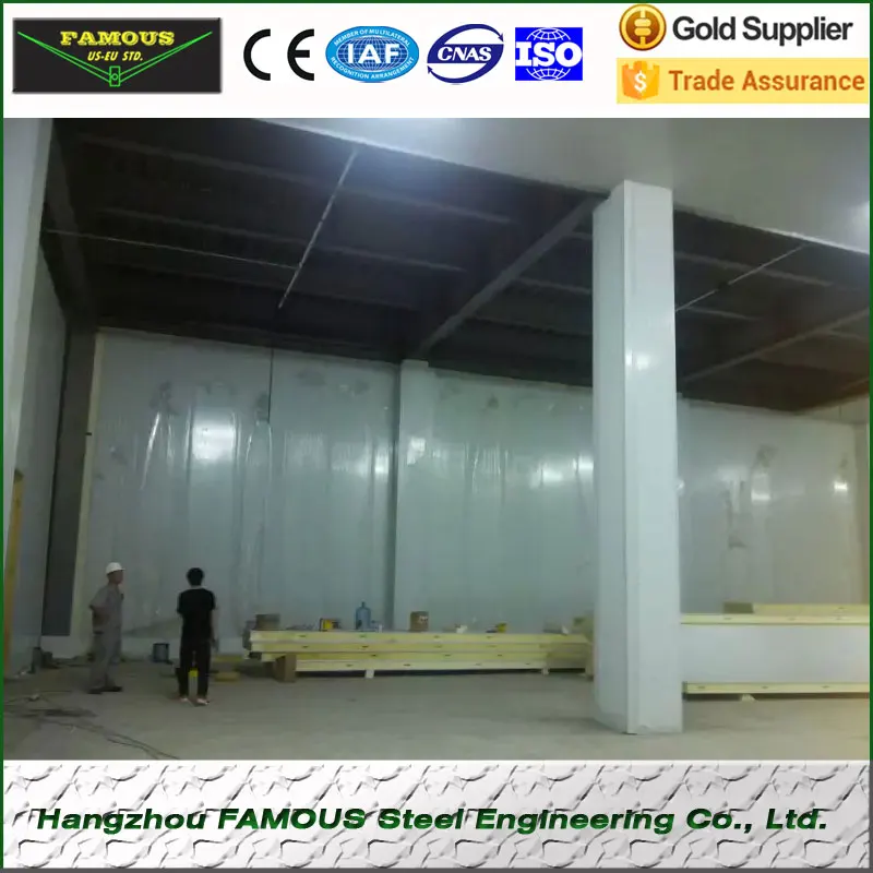 Полиуретановые Сэндвич стальные панели для использования на перегородках|paneling