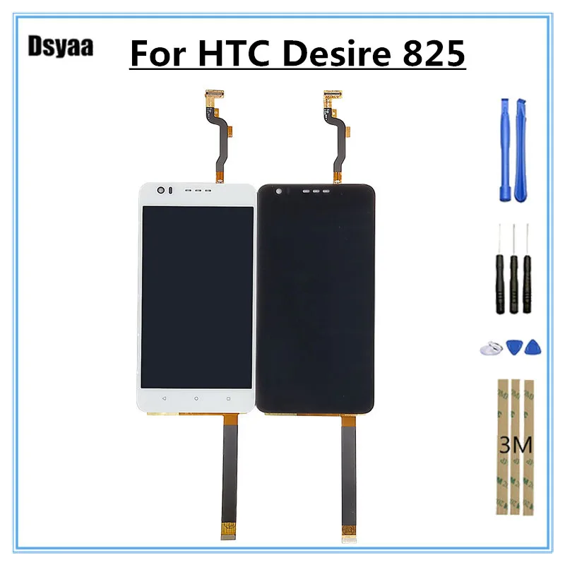 5 дюймов 100% протестированный для HTC Desire 825 D825u Полный ЖК дисплей + кодирующий