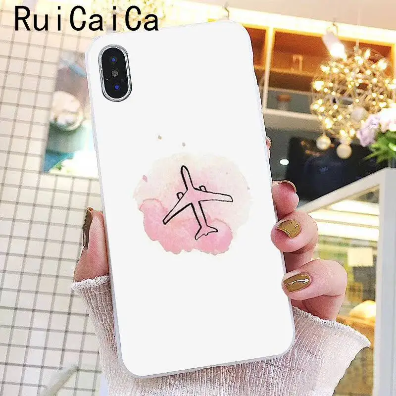 Ruicaica Мультфильм Воздушный самолет новинка чехол для телефона Fundas для iPhone 8 7 6 6S Plus X XS MAX 5 5S SE XR 10 Чехол