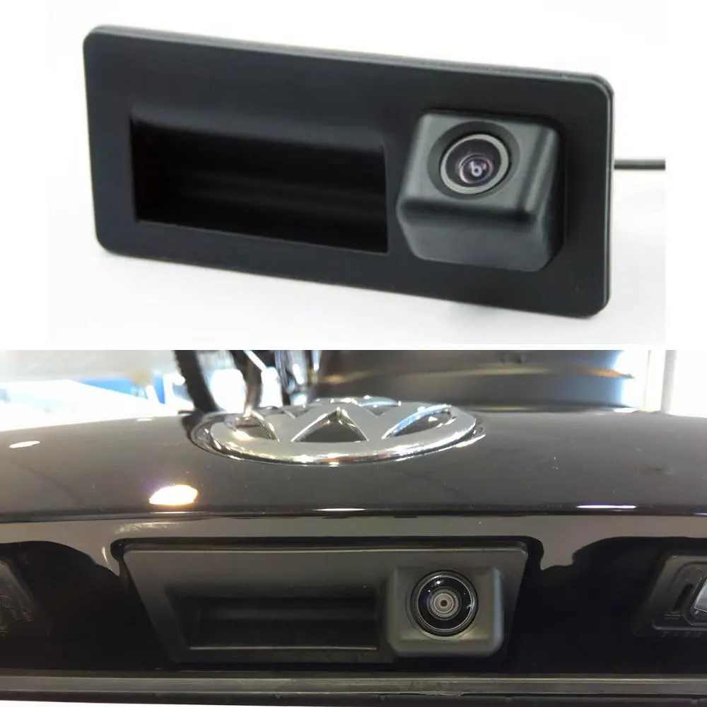 Car Trunk Handle Camera For Volkswagen Sharan Mk2 7N 2010-2018 For SEAT Alhambra 2010~2014 Rear View Camera HD CCD Night Vision