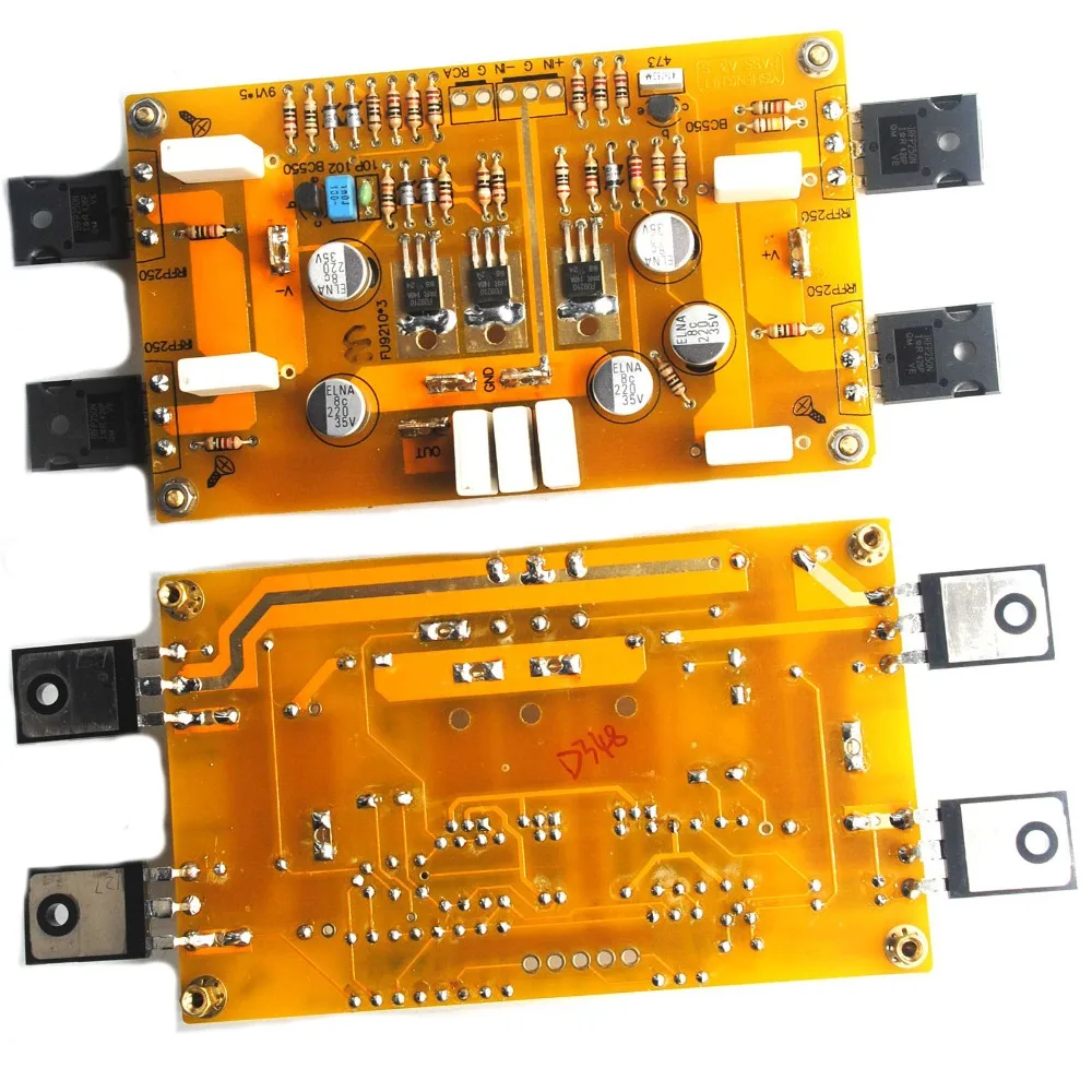 Одна пара одноконтурная Плата усилителя класса A 2 * PASS A3 HIFI IRF9610 IRF244 30 Вт + DC25V 8ohm |
