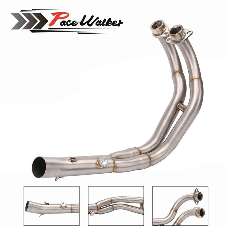 Мотоцикл выхлопной изменение зажим для скутеров на мотоцикл средняя труба Slip-On