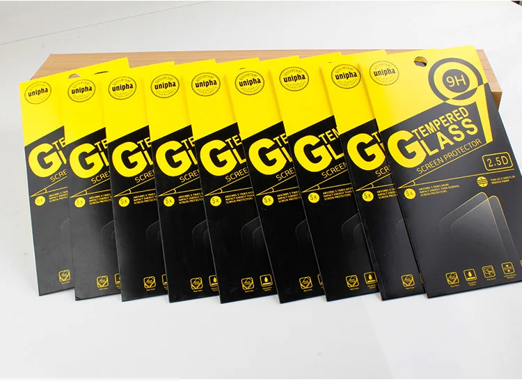 200 шт. Оптовая Продажа Универсальная упаковочная коробка для 9H анти-шок Защитная