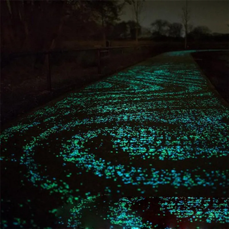 50 шт. светятся в темноте Галька камень аквариум Рыбный бак Декор marles для дома и